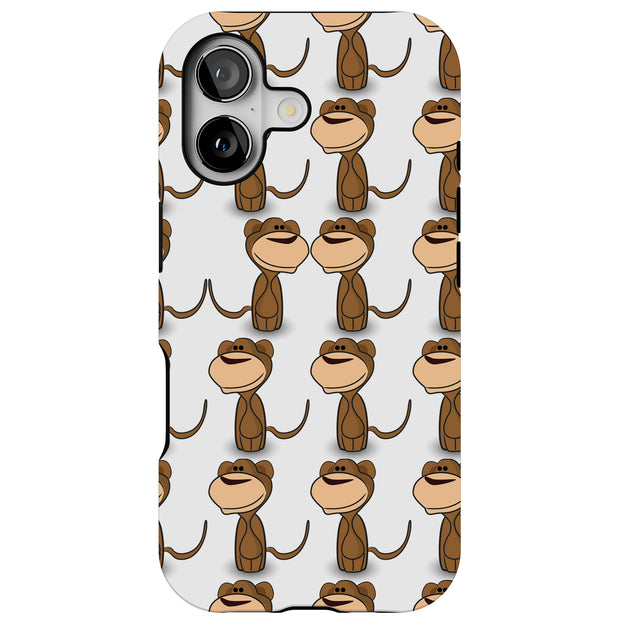 Monkey 1 Zodiac Tough Cases For Apple iPhone (17, 16, 15, 14, 13, 12, 11, X, SE, 8, 7/ Air, Plus, Pro, Max, Mini, XR, XS), Print in USA