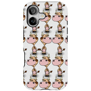 Milk Cow One Tough Cases For Apple iPhone (17, 16, 15, 14, 13, 12, 11, X, SE, 8, 7/ Air, Plus, Pro, Max, Mini, XR, XS), Print in USA