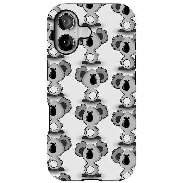 Koala One Tough Cases For Apple iPhone (17, 16, 15, 14, 13, 12, 11, X, SE, 8, 7/ Air, Plus, Pro, Max, Mini, XR, XS), Print in USA