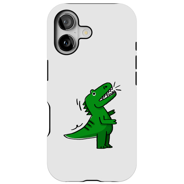 Dinosaur Cute 2 Tough Cases For Apple iPhone (17, 16, 15, 14, 13, 12, 11, X, SE, 8, 7/ Air, Plus, Pro, Max, Mini, XR, XS), Print in USA