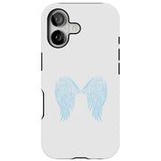 Blue Wings 1 Tough Cases For Apple iPhone (17, 16, 15, 14, 13, 12, 11, X, SE, 8, 7/ Air, Plus, Pro, Max, Mini, XR, XS), Print in USA