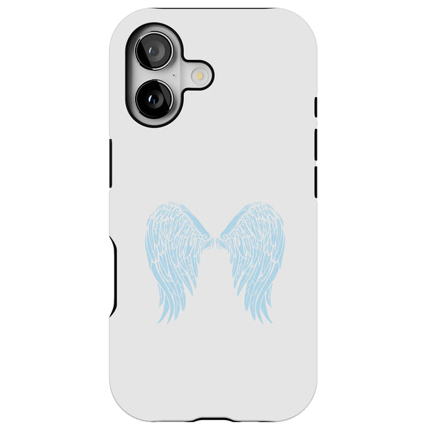 Blue Wings 1 Tough Cases For Apple iPhone (17, 16, 15, 14, 13, 12, 11, X, SE, 8, 7/ Air, Plus, Pro, Max, Mini, XR, XS), Print in USA