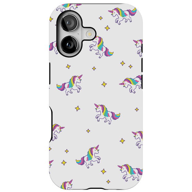 Unicorn Stars 2 Tough Cases For Apple iPhone (17, 16, 15, 14, 13, 12, 11, X, SE, 8, 7/ Air, Plus, Pro, Max, Mini, XR, XS), Print in USA