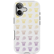 Basketball 2 Tough Cases For Apple iPhone (17, 16, 15, 14, 13, 12, 11, X, SE, 8, 7/ Air, Plus, Pro, Max, Mini, XR, XS), Print in USA