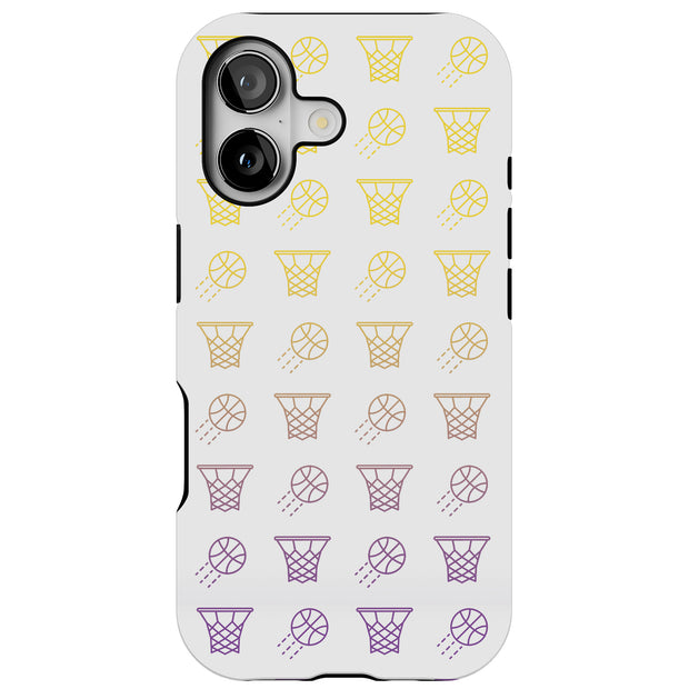 Basketball 2 Tough Cases For Apple iPhone (17, 16, 15, 14, 13, 12, 11, X, SE, 8, 7/ Air, Plus, Pro, Max, Mini, XR, XS), Print in USA