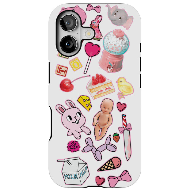 Baby Collage Tough Cases For Apple iPhone (17, 16, 15, 14, 13, 12, 11, X, SE, 8, 7/ Air, Plus, Pro, Max, Mini, XR, XS), Print in USA