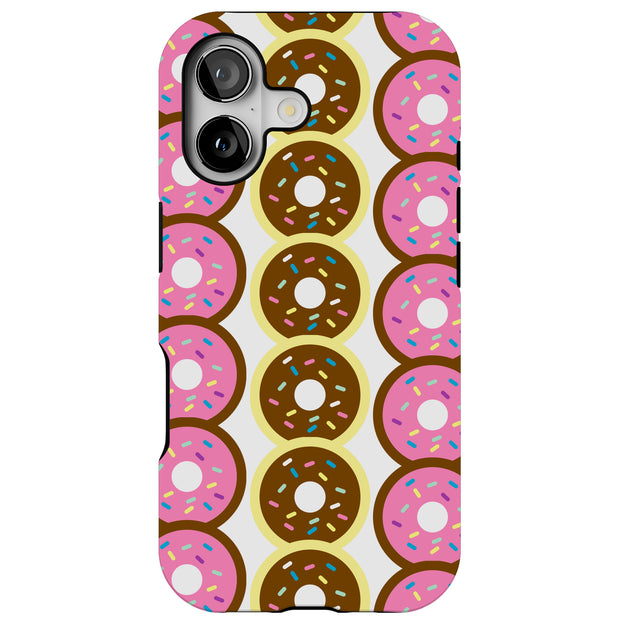 Donuts Tough Cases For Apple iPhone (17, 16, 15, 14, 13, 12, 11, X, SE, 8, 7/ Air, Plus, Pro, Max, Mini, XR, XS), Print in USA