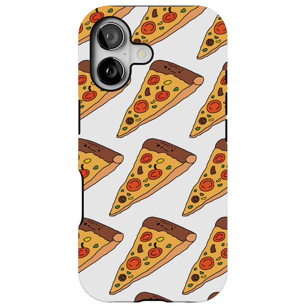 Pizza Tough Cases For Apple iPhone (17, 16, 15, 14, 13, 12, 11, X, SE, 8, 7/ Air, Plus, Pro, Max, Mini, XR, XS), Print in USA