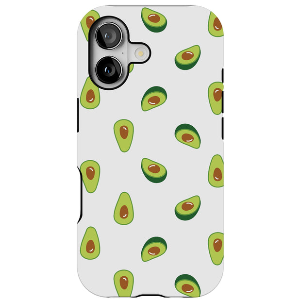 Funny Avocado 8 Tough Cases For Apple iPhone (17, 16, 15, 14, 13, 12, 11, X, SE, 8, 7/ Air, Plus, Pro, Max, Mini, XR, XS), Print in USA