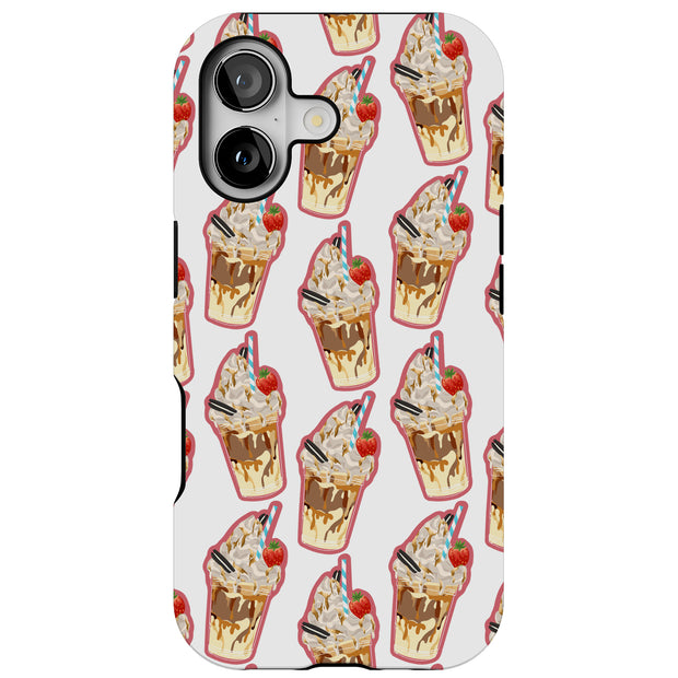Ice Cream Tough Cases For Apple iPhone (17, 16, 15, 14, 13, 12, 11, X, SE, 8, 7/ Air, Plus, Pro, Max, Mini, XR, XS), Print in USA