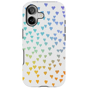 Gradient Hearts Tough Cases For Apple iPhone (17, 16, 15, 14, 13, 12, 11, X, SE, 8, 7/ Air, Plus, Pro, Max, Mini, XR, XS), Print in USA