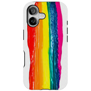 Color Oil Paint Tough Cases For Apple iPhone (17, 16, 15, 14, 13, 12, 11, X, SE, 8, 7/ Air, Plus, Pro, Max, Mini, XR, XS), Print in USA