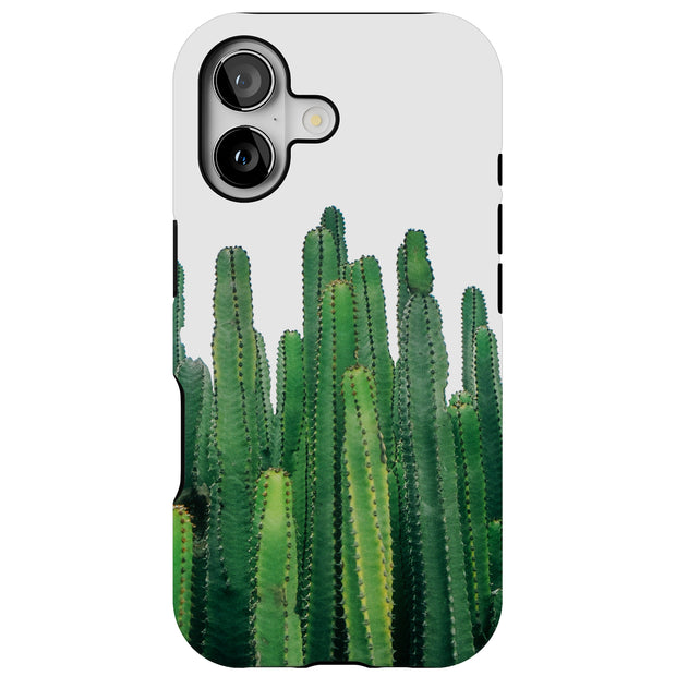 Cactus Bush Tough Cases For Apple iPhone (17, 16, 15, 14, 13, 12, 11, X, SE, 8, 7/ Air, Plus, Pro, Max, Mini, XR, XS), Print in USA