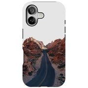 Desert Highway Tough Cases For Apple iPhone (17, 16, 15, 14, 13, 12, 11, X, SE, 8, 7/ Air, Plus, Pro, Max, Mini, XR, XS), Print in USA