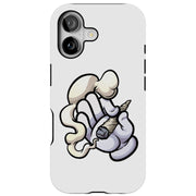 Smoke Hand Tough Cases For Apple iPhone (17, 16, 15, 14, 13, 12, 11, X, SE, 8, 7/ Air, Plus, Pro, Max, Mini, XR, XS), Print in USA