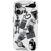 Grunge Collage4 Tough Cases For Apple iPhone (17, 16, 15, 14, 13, 12, 11, X, SE, 8, 7/ Air, Plus, Pro, Max, Mini, XR, XS), Print in USA