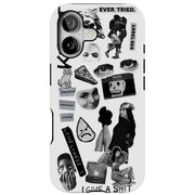 Grunge Collage5 Tough Cases For Apple iPhone (17, 16, 15, 14, 13, 12, 11, X, SE, 8, 7/ Air, Plus, Pro, Max, Mini, XR, XS), Print in USA