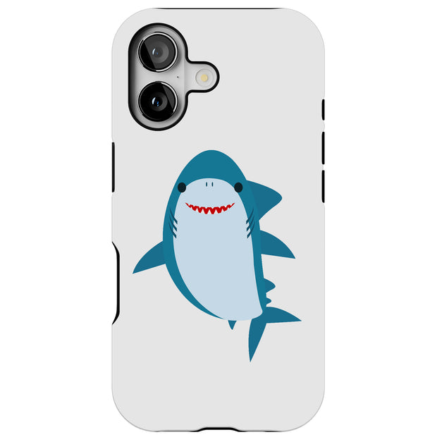 Cute Baby Shark Tough Cases For Apple iPhone (17, 16, 15, 14, 13, 12, 11, X, SE, 8, 7/ Air, Plus, Pro, Max, Mini, XR, XS), Print in USA