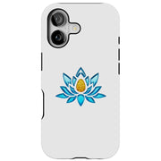 Blue Lotus Tough Cases For Apple iPhone (17, 16, 15, 14, 13, 12, 11, X, SE, 8, 7/ Air, Plus, Pro, Max, Mini, XR, XS), Print in USA