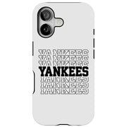 Yankees Tough Cases For Apple iPhone (17, 16, 15, 14, 13, 12, 11, X, SE, 8, 7/ Air, Plus, Pro, Max, Mini, XR, XS), Print in USA