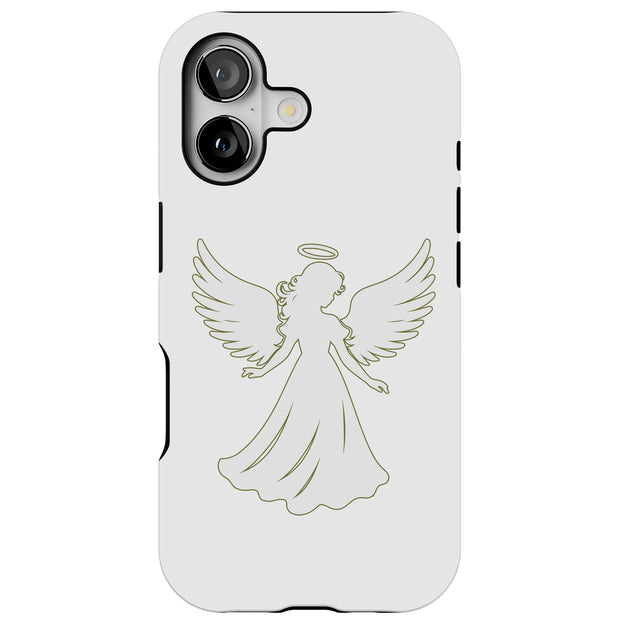 Heavenly Angel Tough Cases For Apple iPhone (17, 16, 15, 14, 13, 12, 11, X, SE, 8, 7/ Air, Plus, Pro, Max, Mini, XR, XS), Print in USA