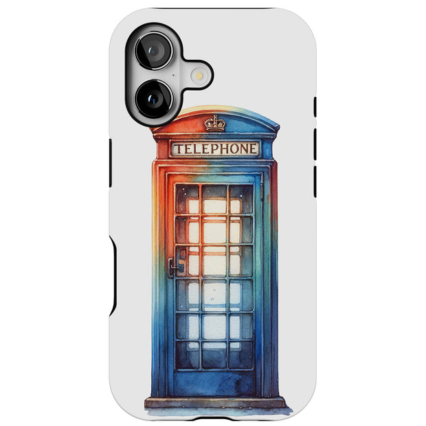 Phone Booth 2 Tough Cases For Apple iPhone (17, 16, 15, 14, 13, 12, 11, X, SE, 8, 7/ Air, Plus, Pro, Max, Mini, XR, XS), Print in USA