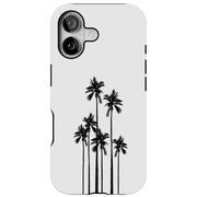 Palm Trees Tough Cases For Apple iPhone (17, 16, 15, 14, 13, 12, 11, X, SE, 8, 7/ Air, Plus, Pro, Max, Mini, XR, XS), Print in USA