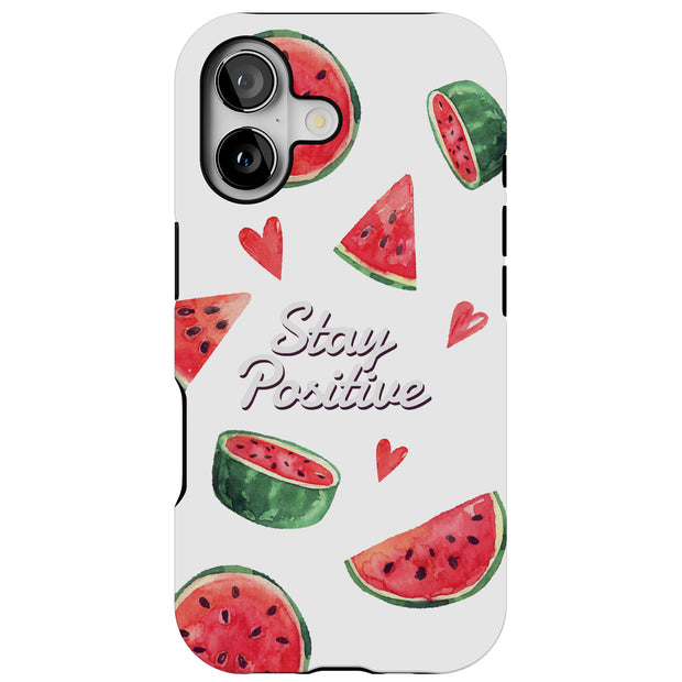 Watermelon Tough Cases For Apple iPhone (17, 16, 15, 14, 13, 12, 11, X, SE, 8, 7/ Air, Plus, Pro, Max, Mini, XR, XS), Print in USA