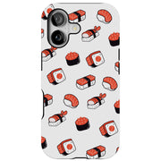 Sushi Sashimi Tough Cases For Apple iPhone (17, 16, 15, 14, 13, 12, 11, X, SE, 8, 7/ Air, Plus, Pro, Max, Mini, XR, XS), Print in USA