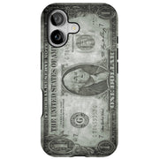Grunge Bill Tough Cases For Apple iPhone (17, 16, 15, 14, 13, 12, 11, X, SE, 8, 7/ Air, Plus, Pro, Max, Mini, XR, XS), Print in USA