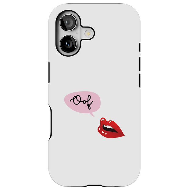 Whisper Lips Tough Cases For Apple iPhone (17, 16, 15, 14, 13, 12, 11, X, SE, 8, 7/ Air, Plus, Pro, Max, Mini, XR, XS), Print in USA