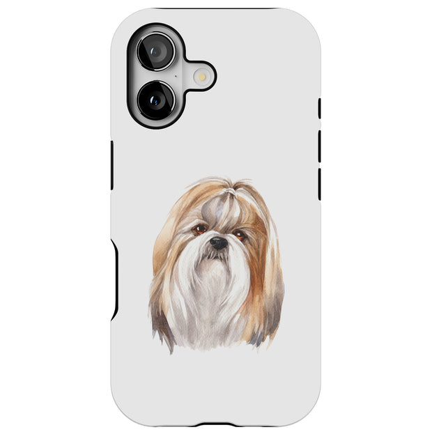 Dog Painting 1 Tough Cases For Apple iPhone (17, 16, 15, 14, 13, 12, 11, X, SE, 8, 7/ Air, Plus, Pro, Max, Mini, XR, XS), Print in USA