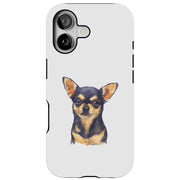 Dog Painting 2 Tough Cases For Apple iPhone (17, 16, 15, 14, 13, 12, 11, X, SE, 8, 7/ Air, Plus, Pro, Max, Mini, XR, XS), Print in USA