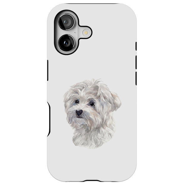 Dog Painting 6 Tough Cases For Apple iPhone (17, 16, 15, 14, 13, 12, 11, X, SE, 8, 7/ Air, Plus, Pro, Max, Mini, XR, XS), Print in USA