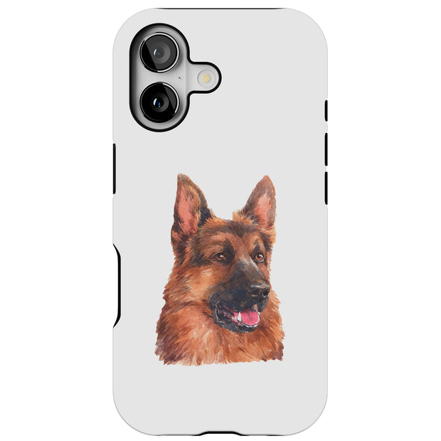 Dog Painting a Tough Cases For Apple iPhone (17, 16, 15, 14, 13, 12, 11, X, SE, 8, 7/ Air, Plus, Pro, Max, Mini, XR, XS), Print in USA