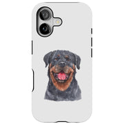 Dog Painting i Tough Cases For Apple iPhone (17, 16, 15, 14, 13, 12, 11, X, SE, 8, 7/ Air, Plus, Pro, Max, Mini, XR, XS), Print in USA