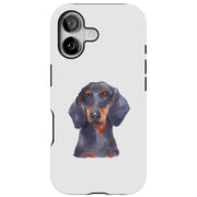 Dog Painting k Tough Cases For Apple iPhone (17, 16, 15, 14, 13, 12, 11, X, SE, 8, 7/ Air, Plus, Pro, Max, Mini, XR, XS), Print in USA