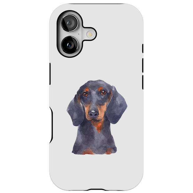 Dog Painting k Tough Cases For Apple iPhone (17, 16, 15, 14, 13, 12, 11, X, SE, 8, 7/ Air, Plus, Pro, Max, Mini, XR, XS), Print in USA