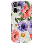Flower 9 Tough Cases For Apple iPhone (17, 16, 15, 14, 13, 12, 11, X, SE, 8, 7/ Air, Plus, Pro, Max, Mini, XR, XS), Print in USA