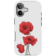 Flower 16 Tough Cases For Apple iPhone (17, 16, 15, 14, 13, 12, 11, X, SE, 8, 7/ Air, Plus, Pro, Max, Mini, XR, XS), Print in USA