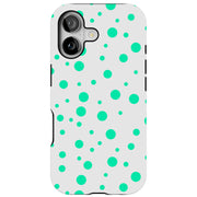 Polka Dot 11 Tough Cases For Apple iPhone (17, 16, 15, 14, 13, 12, 11, X, SE, 8, 7/ Air, Plus, Pro, Max, Mini, XR, XS), Print in USA