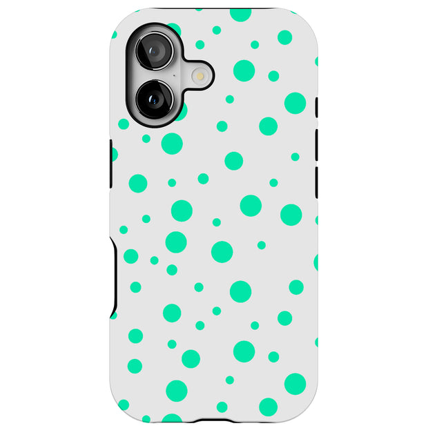 Polka Dot 11 Tough Cases For Apple iPhone (17, 16, 15, 14, 13, 12, 11, X, SE, 8, 7/ Air, Plus, Pro, Max, Mini, XR, XS), Print in USA