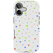Polka Dot 14 Tough Cases For Apple iPhone (17, 16, 15, 14, 13, 12, 11, X, SE, 8, 7/ Air, Plus, Pro, Max, Mini, XR, XS), Print in USA
