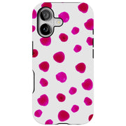 Polka Dot 20 Tough Cases For Apple iPhone (17, 16, 15, 14, 13, 12, 11, X, SE, 8, 7/ Air, Plus, Pro, Max, Mini, XR, XS), Print in USA
