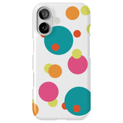 Polka Dot Tough Cases For Apple iPhone (17, 16, 15, 14, 13, 12, 11, X, SE, 8, 7/ Air, Plus, Pro, Max, Mini, XR, XS), Print in USA
