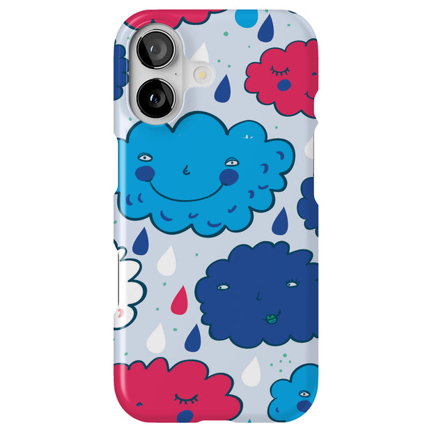 Rain Clouds 1 Tough Cases For Apple iPhone (17, 16, 15, 14, 13, 12, 11, X, SE, 8, 7/ Air, Plus, Pro, Max, Mini, XR, XS), Print in USA