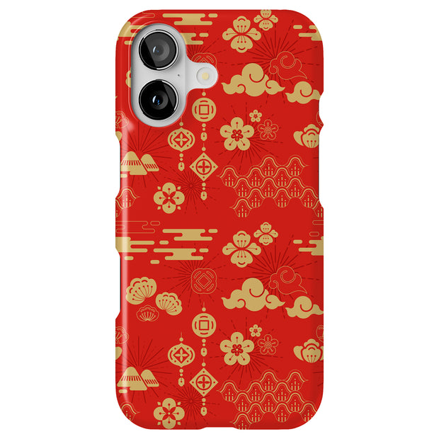 Lunar New Year Tough Cases For Apple iPhone (17, 16, 15, 14, 13, 12, 11, X, SE, 8, 7/ Air, Plus, Pro, Max, Mini, XR, XS), Print in USA