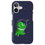 Dinosaur Space Tough Cases For Apple iPhone (17, 16, 15, 14, 13, 12, 11, X, SE, 8, 7/ Air, Plus, Pro, Max, Mini, XR, XS), Print in USA