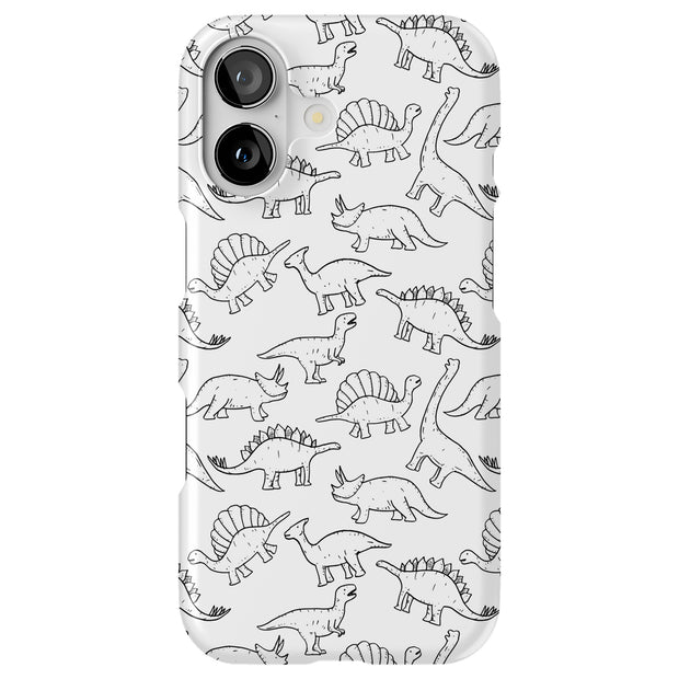 Dinosaur 2 Tough Cases For Apple iPhone (17, 16, 15, 14, 13, 12, 11, X, SE, 8, 7/ Air, Plus, Pro, Max, Mini, XR, XS), Print in USA