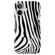 Zebra Stripe 3 Tough Cases For Apple iPhone (17, 16, 15, 14, 13, 12, 11, X, SE, 8, 7/ Air, Plus, Pro, Max, Mini, XR, XS), Print in USA